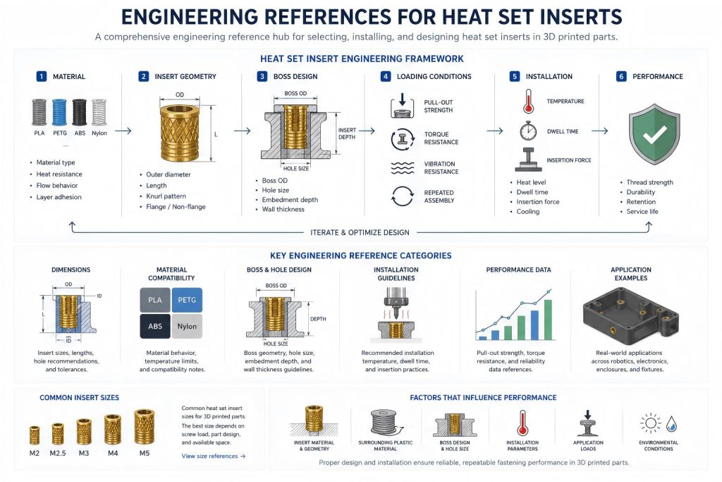Engineering References for Heat Set Inserts